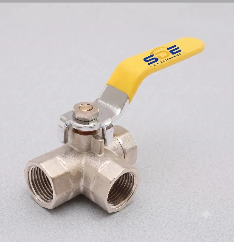 3-Way Forged Brass Ball Valve (L-Port / T-Port)